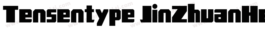 Tensentype JinZhuanHei字体转换